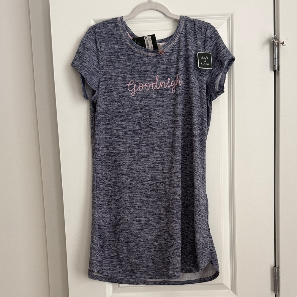 Blue Heather 'Goodnight' Sleep Shirt/Gown